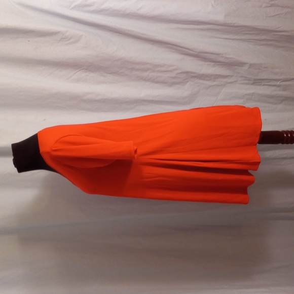 LuLaRoe XS Orange Stretcchy Perfect Tee Shirt - Picture 5 of 6